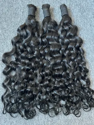 Italian Curly Bulk Hair (100g)
