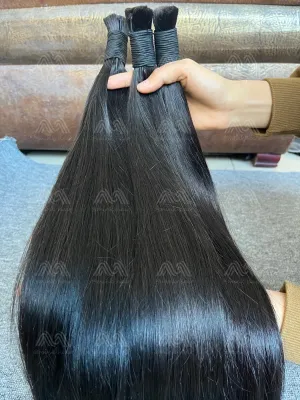 Straight Bulk Hair (100g)