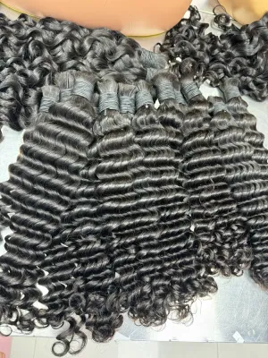 Deep Wave Bulk Hair (100g)