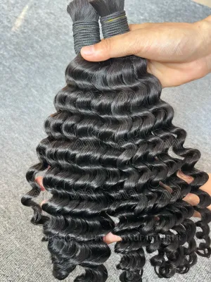 Deep Wave Bulk Hair (100g)