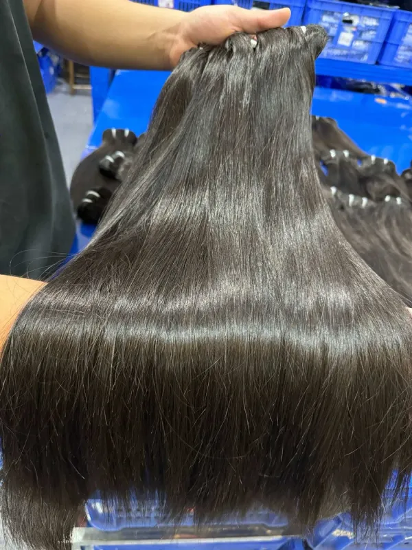 Mink Hair Double Drawn Silky Straight Bundles