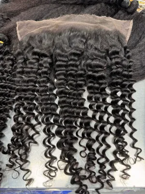 Raw Hair 13x6 HD Closure (Including deep wave/ loose wave/Italian curly)