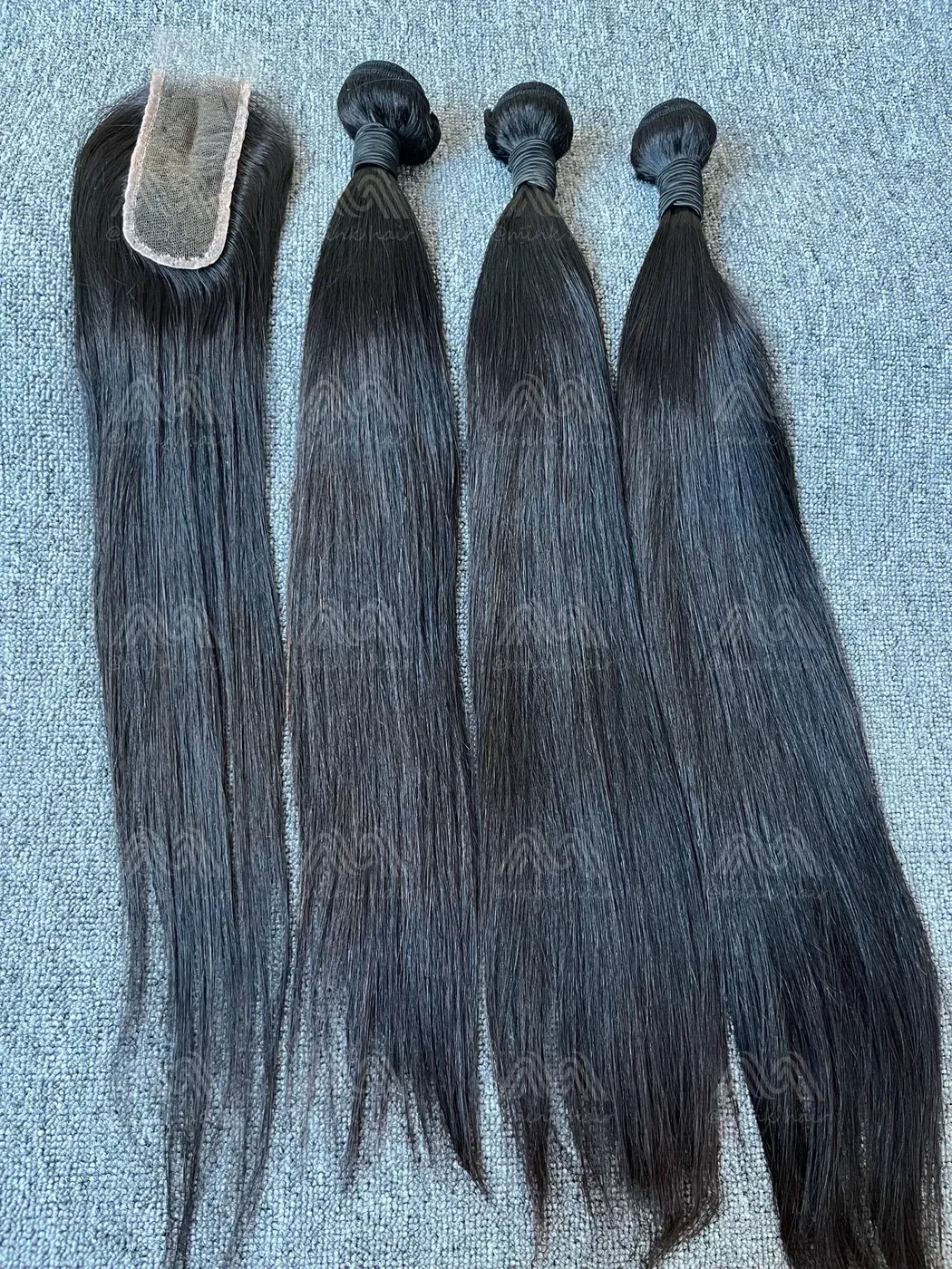 Mink Hair Straight 3 Bundles With 2X6 HD Closure Deals