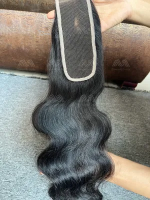 Mink Hair Body Wave 3 Bundles With 2X6 HD Closure Deals