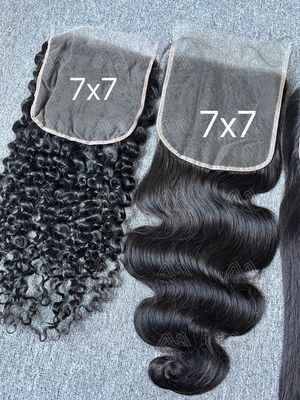 Mink Hair Italian Curly 7x7 HD Closure