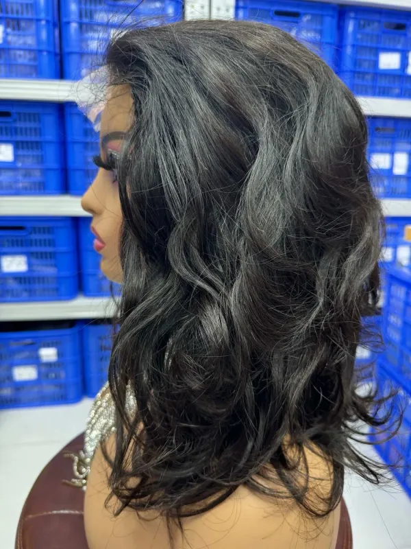 Raw Hair Body Wave Transparent Lace Wig