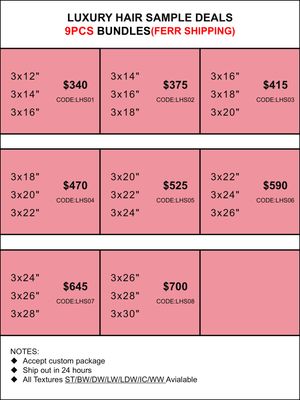 Sample Deals: Luxury Hair 9 Bundles