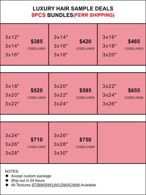 Sample Deals: Luxury Hair 9 Bundles