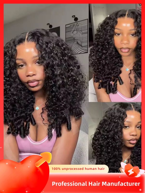 Luxury Hair Burmese Curly HD Lace Wig