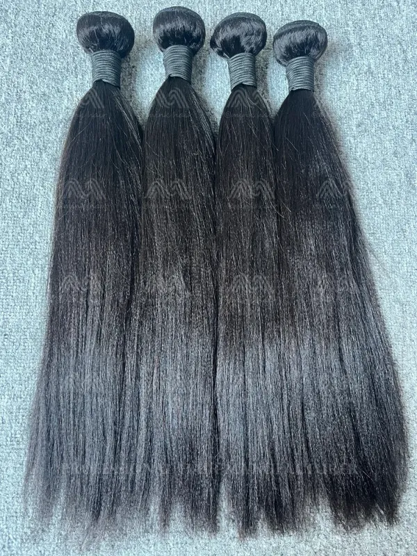 Mink Hair Yaki Straight Bundles