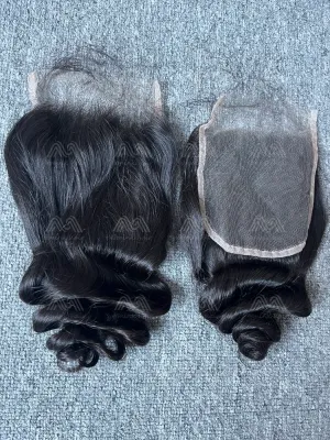 Raw Hair Loose Wave 5X5 HD Closure