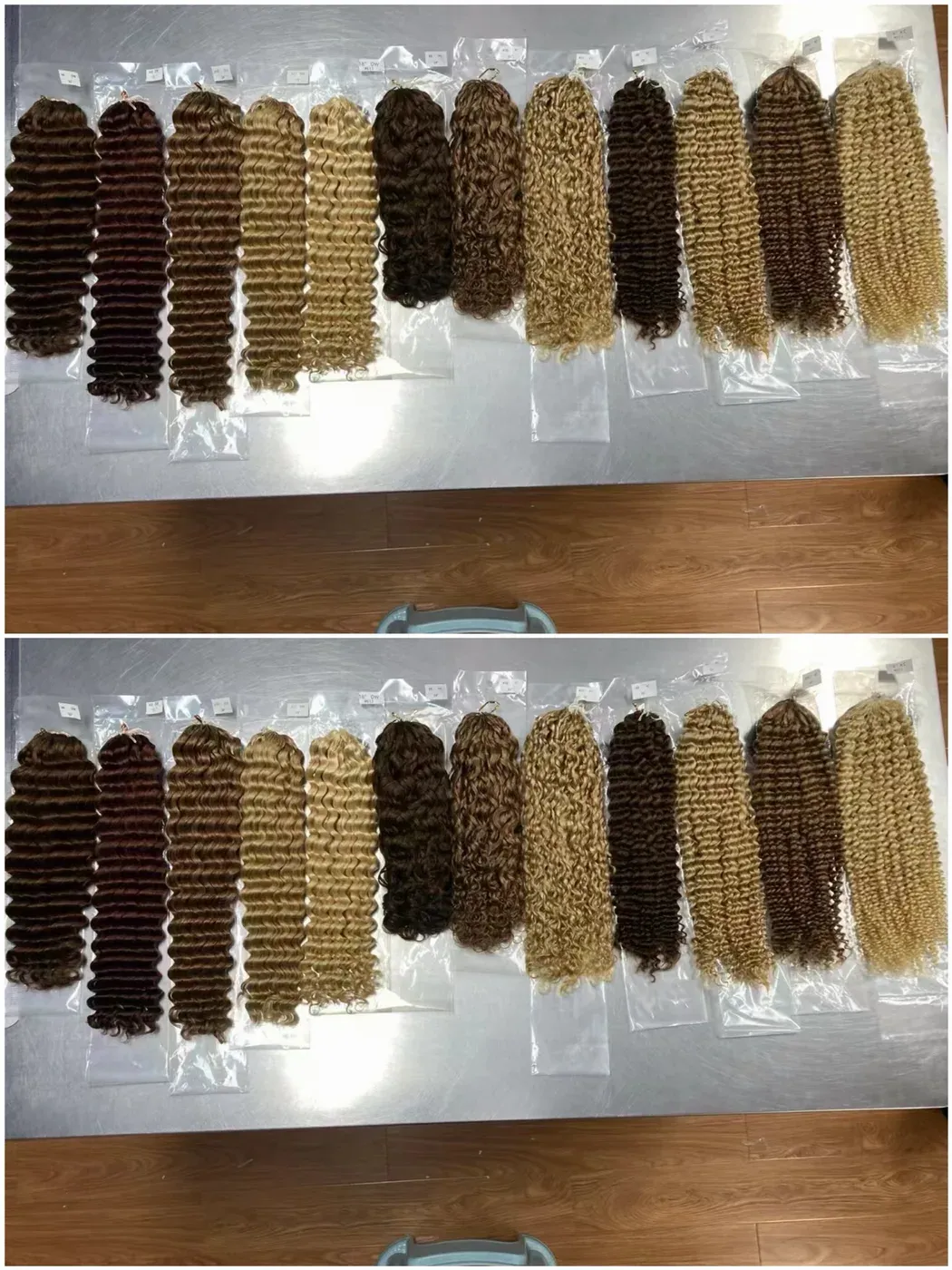 Curly Luxury Colored Crochet Hair Extensions(100 Grams With 80pcs Per Pack)