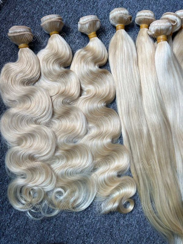 Blonde Hair  3 Bundles With 2x6 HD Closure Deals
