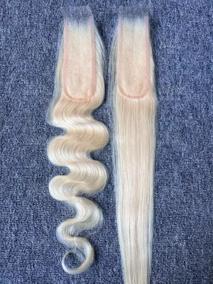 Blonde Hair  3 Bundles With 2X6 HD Closure Deals
