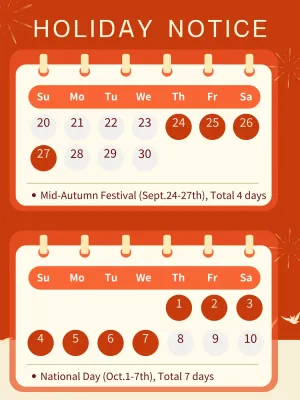Holiday Notice