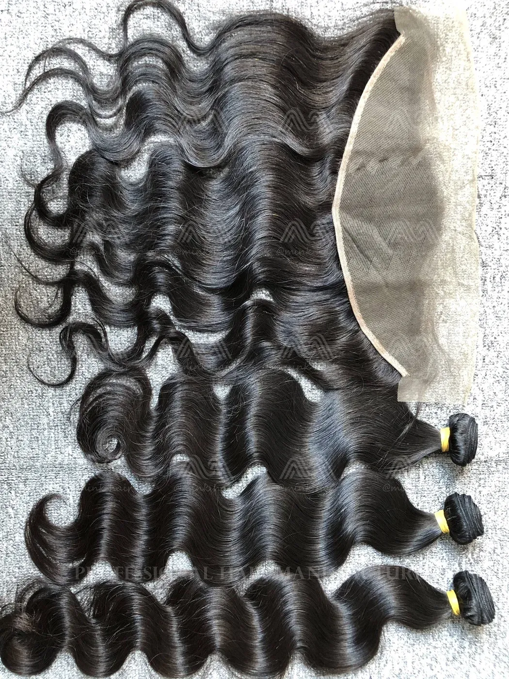 Raw Hair Body wave 3 Bundles With 13X4 HD Frontal Deals