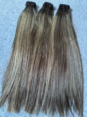 Luxury Hair Color #2/8/2 Straight Bundles