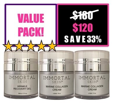 Marine Collagen & Wrinkle Recovery Gel - 3 Jars Value Pack Marine Collagen & Wrinkle Recovery Gel - 3 Jars Value Pack