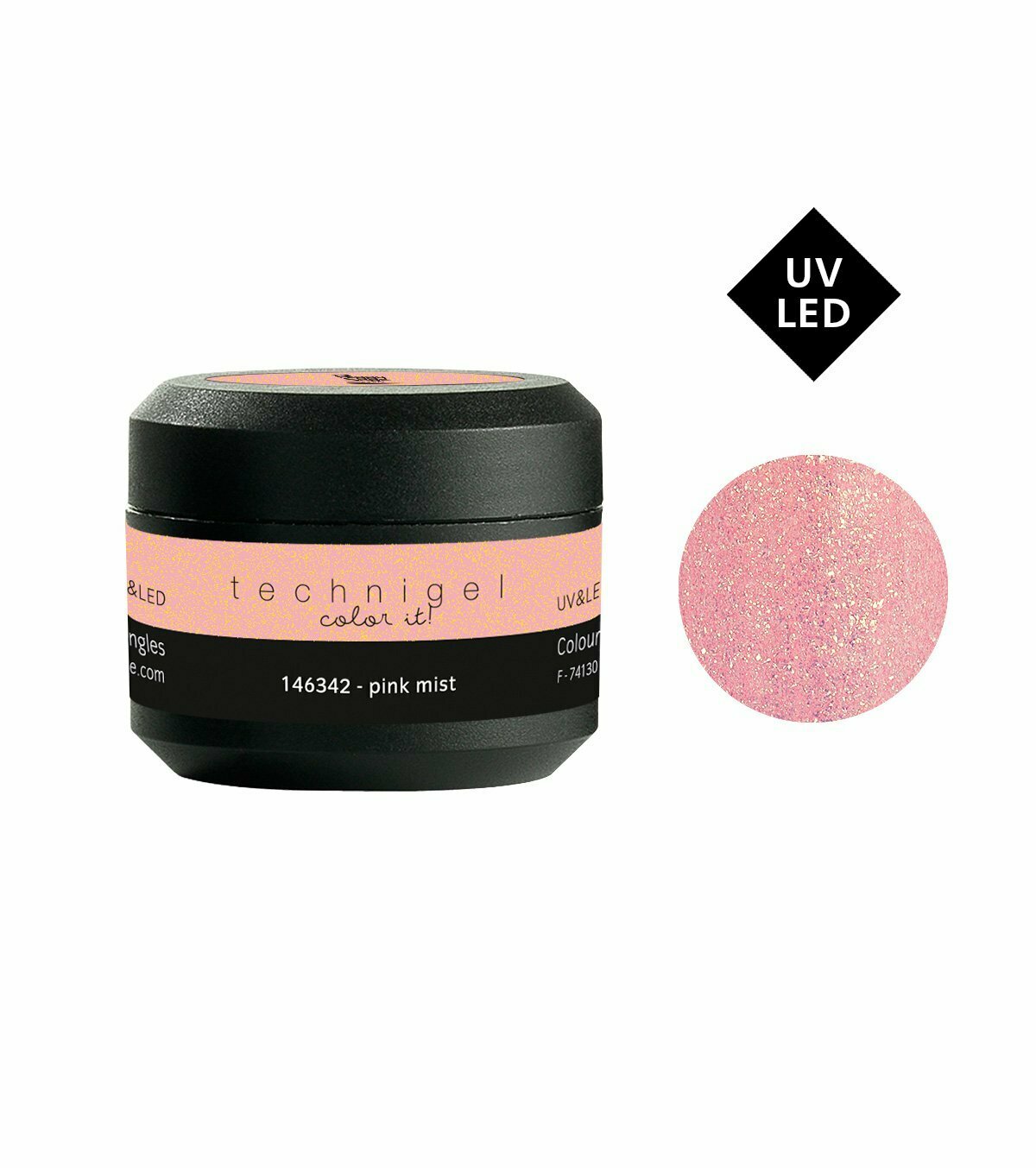 Gel UV&LED color para uñas Peach mist 5g