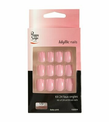 Set 24 uñas artificiales Idyllic nails - baby pink