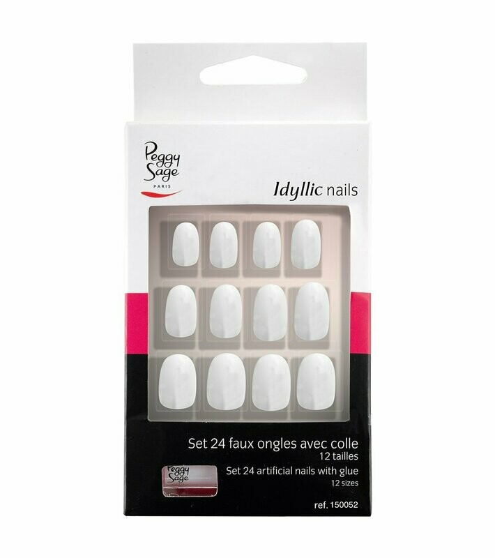 Set 24 uñas artificiales Idyllic nails smart oval