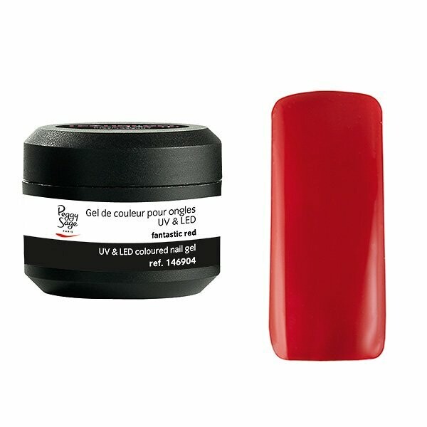 Gel UV&LED color para uñas fantastic red 5g