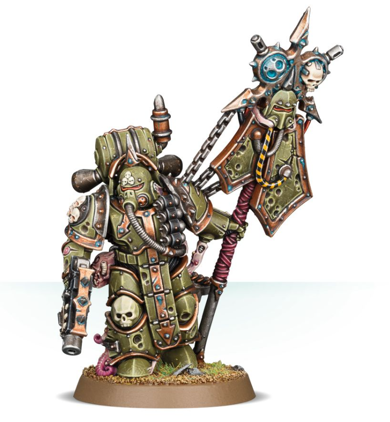 Death Guard Plague Marine Icon Bearer
