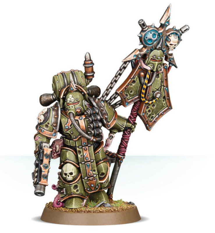 Death Guard Plague Marine Icon Bearer