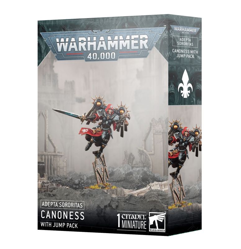 Adepta Sororitas : Canoness With Jump Pack
