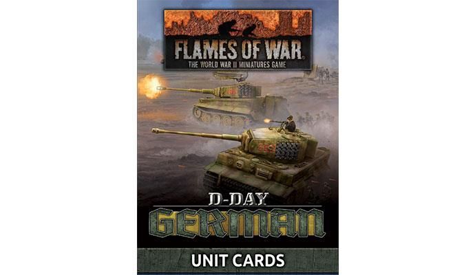 D-Day: German Unit Cards