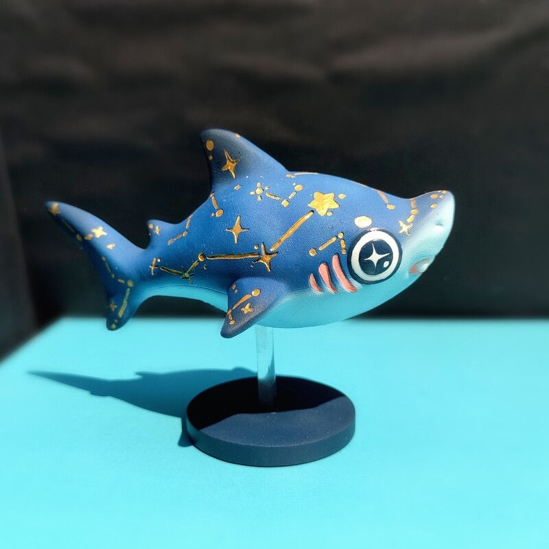 (Preorder) Stellar Shark - Resin art toy-