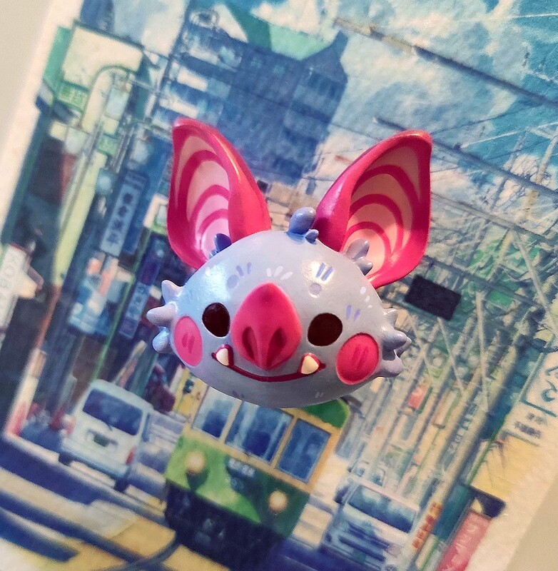 (Preorder) Betty the bat - Magnets and pins