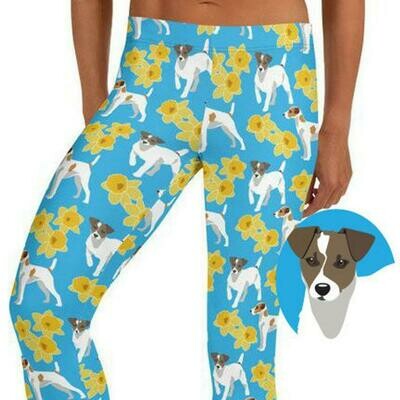 Jack Russel Terrier Dog Leggings Dog Mom Gift, Yoga pants