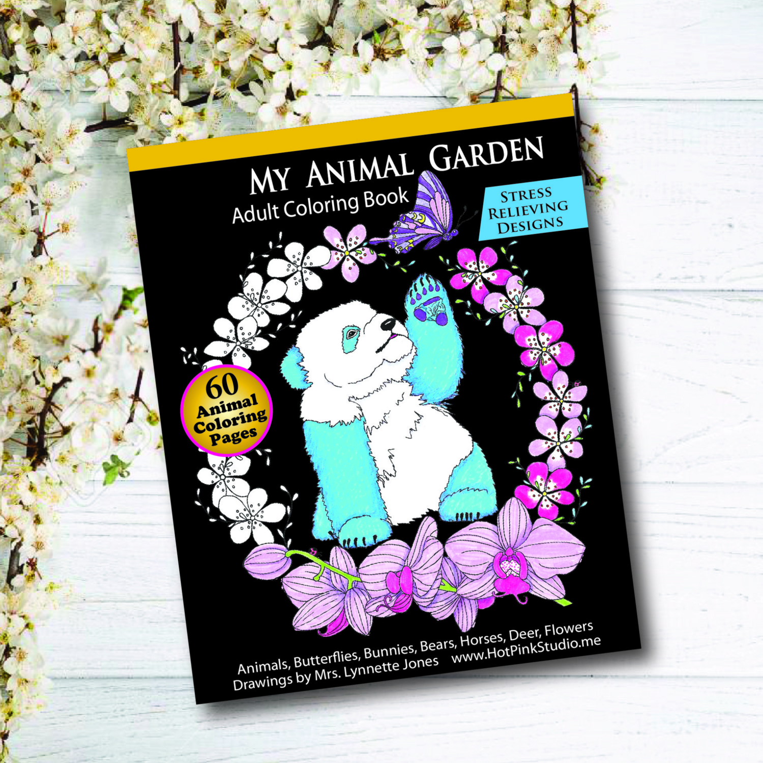 Adult Coloring Books Animals Horses: Stress Relieving Animal