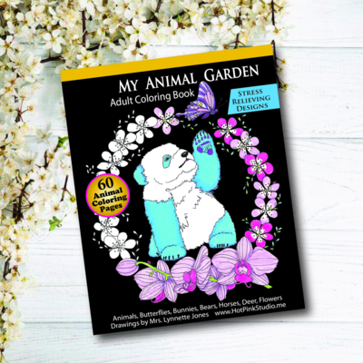 My Animal Garden Coloring Book for Adults and Children