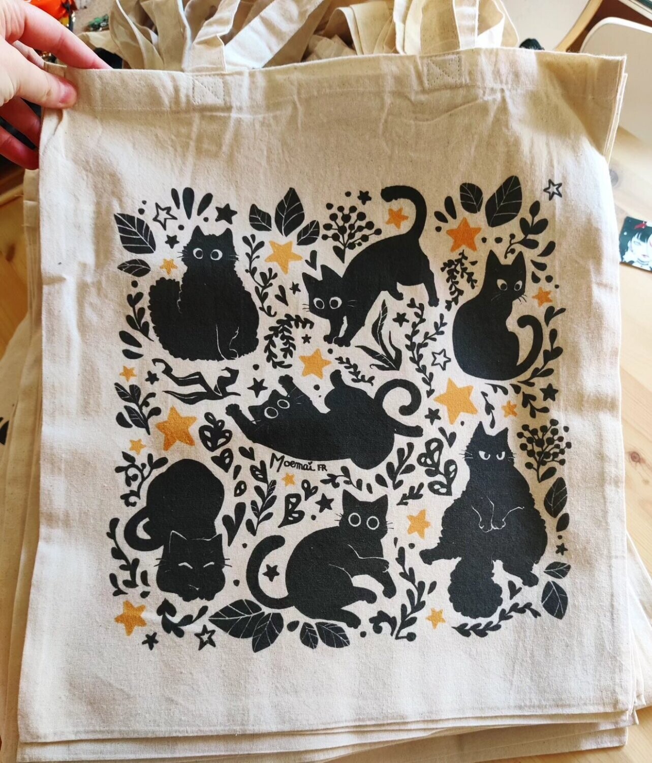 Kitty Tote Bag - Kitsune Tote Bag
