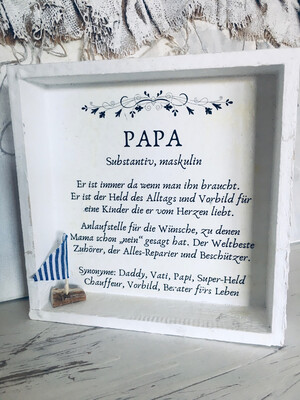 Holzschild für Papa