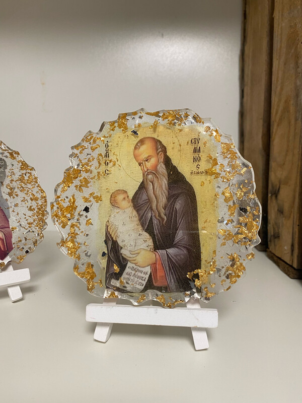 Resin Art mit Ikone