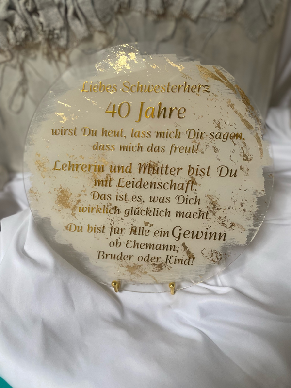 Acrylglas personalisiert