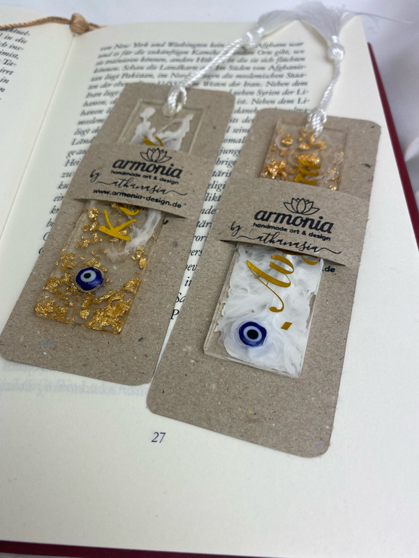Lesezeichen Resin Nazar Auge