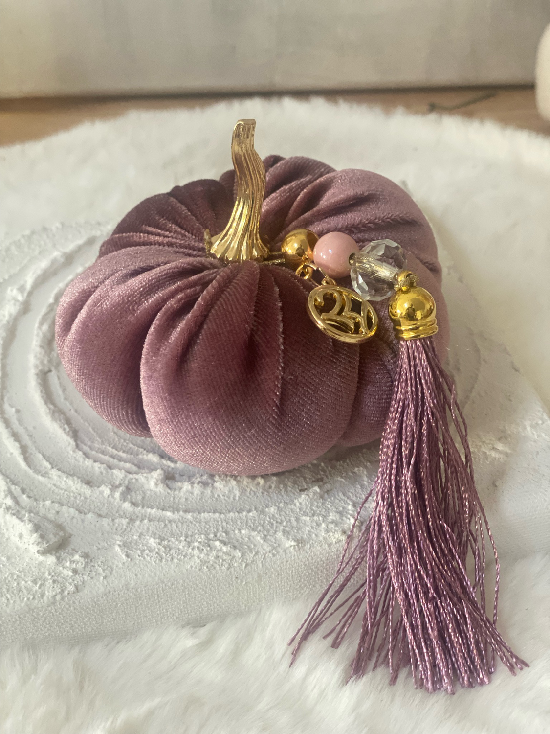 Kürbis Glücksbringer SandRose