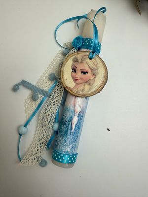 Osterkerze Eiskönigin