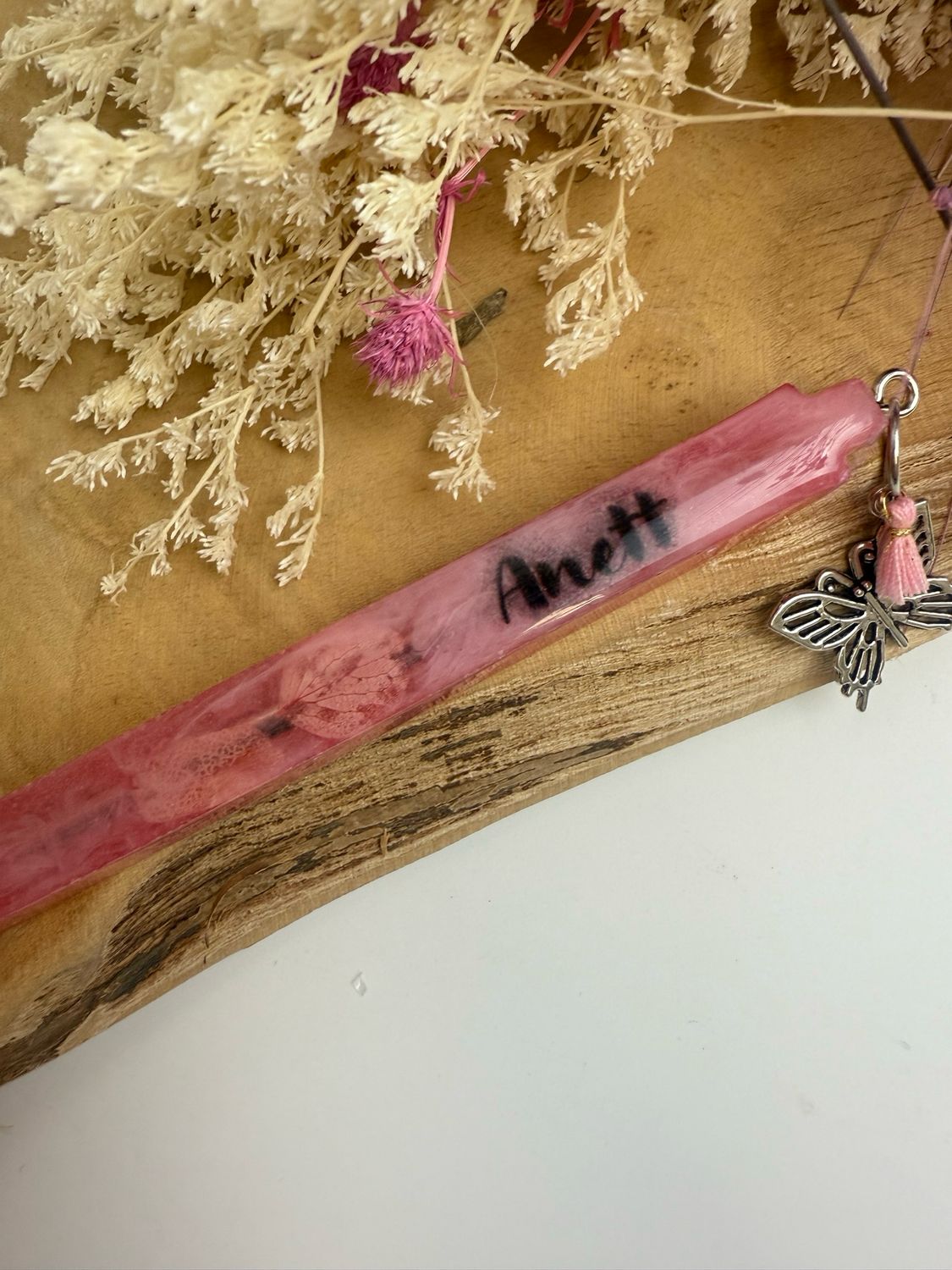 Kugelschreiber Resin mit Blüte