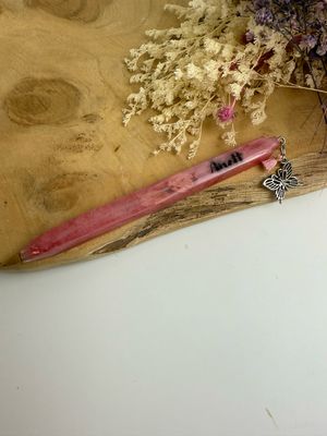 Kugelschreiber Resin mit Blüte