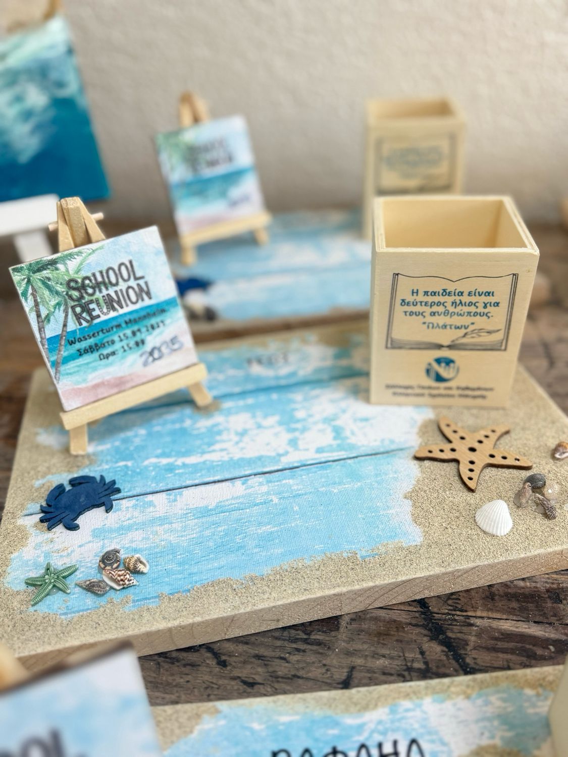 Schreibtischorganisator &quot;Maritim&quot; Werbeartikel /Geschenkartikel