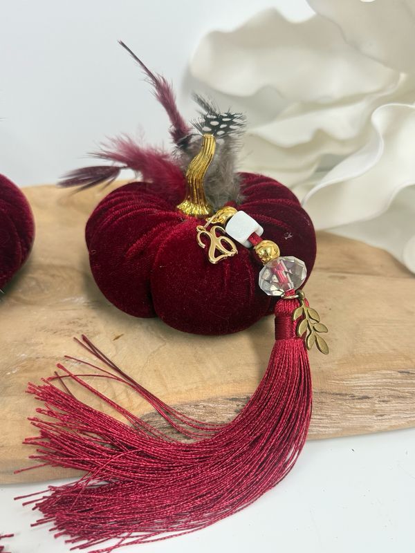 Kürbis Glücksbringer Bordeaux Kürbis Glücksbringer Bordeaux