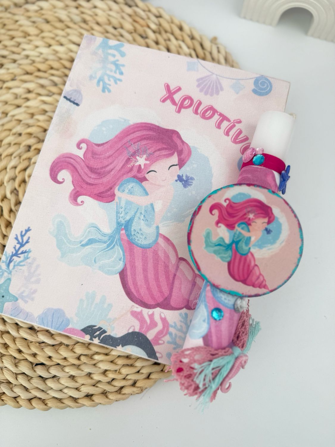 Osterkerze Meerjungfrau Set Osterkerze Meerjungfrau Set