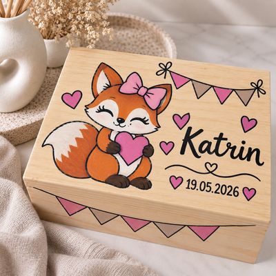 Erinnerungskiste Personalisierte Babygeschenke