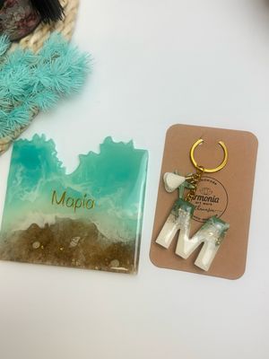 Schlüsselanhänger Türkis M Schlüsselanhänger Türkis M