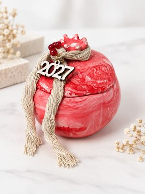 Granatapfel Rot Sojakerze 